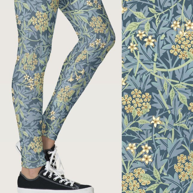 Leggings Inspirado en William Morris con estampado floral (Subido por el creador)