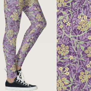 Leggings Inspirado en William Morris con estampado floral p