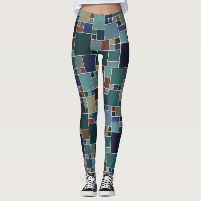 Leggings Inspirado por un artista famoso - coloree las (Anverso)