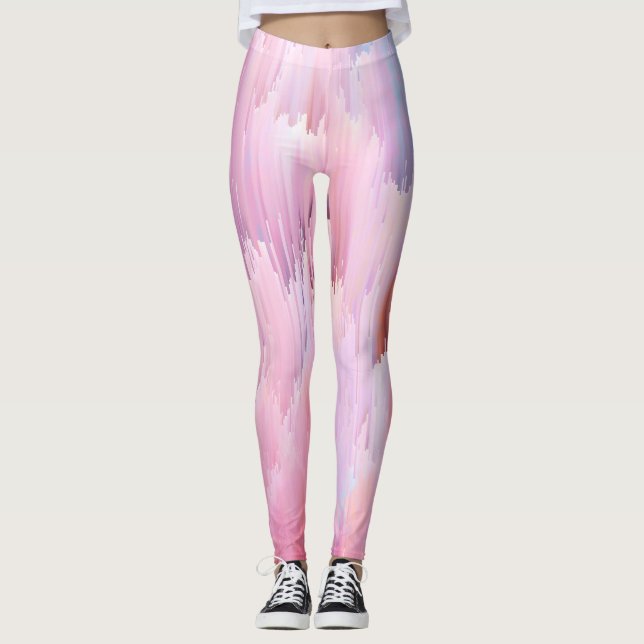 Leggings Interferencias en colores pastel (Anverso)