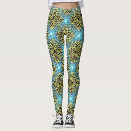 Leggings Interlineado Trim de Oro de Victoria