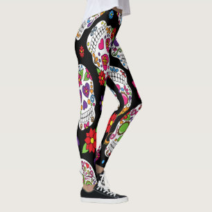Leggings Intimidación asustadiza y bloodcurdling del crán