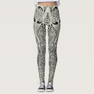 Leggings Intrincado diseño celta de nudos del Árbol de la V