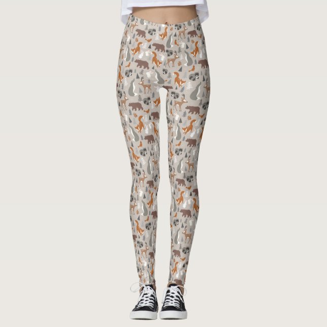 Leggings Invierno del arbolado (Anverso)