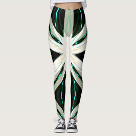 Leggings Invierno verde beige blanco yoga estreno copo de n