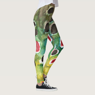 Leggings Iquiología de la trucha marrón