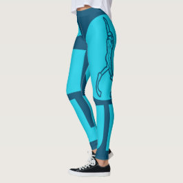 Leggings Ir azul