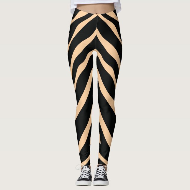 Leggings iris black linear towy (Anverso)