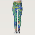 Leggings Iris de Van Gogh<br><div class="desc">Iris de Van Gogh.
Visite por favor mi tienda para un diseño más interesante y más opción del color.
=> zazzle.com/iwheels*</div>
