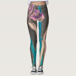 LEGGINGS IRIS EN LECTURAS IMPRESAS NEGRAS