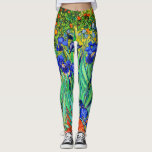 Leggings Irises de Vincent Van Gogh<br><div class="desc">Vincent Van Gogh Irises . Pintado en 1889 es uno de los cuadros que creó en el asilo de Saint Paul-de-Mausole en Saint-Rémy-de-Provence en Francia. Es una pintura al óleo. Esta bonita pintura al óleo del paisaje de arte representa un campo de flores de iris. Vincent Van Gogh era un...</div>