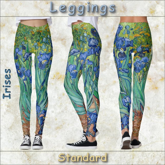 LEGGINGS - "Irises" - Vincent van Gogh (Subido por el creador)