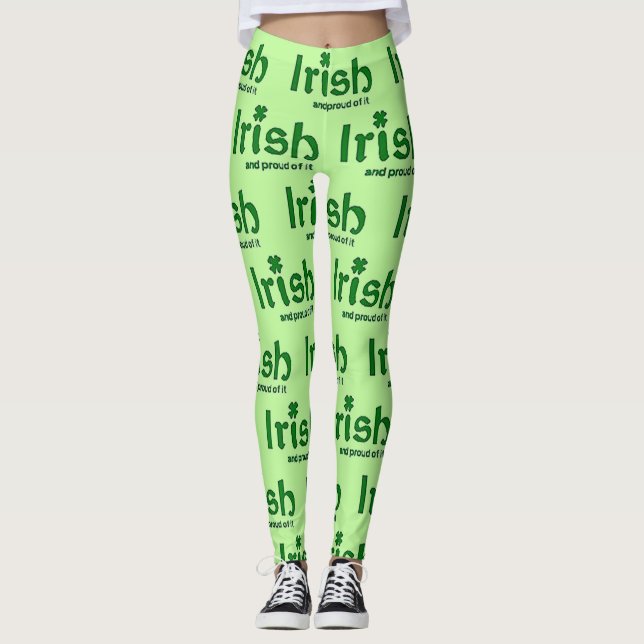 Leggings Irlandés Y Orgulloso (Anverso)