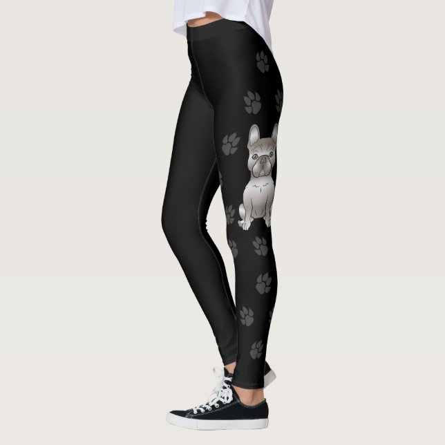 Leggings Isabella Bulldog Francés / Frenchie Perro Lindo &  (Izquierda)