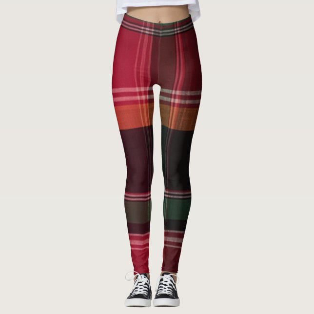 Leggings Islas Vírgenes Madrás Plaid (Anverso)