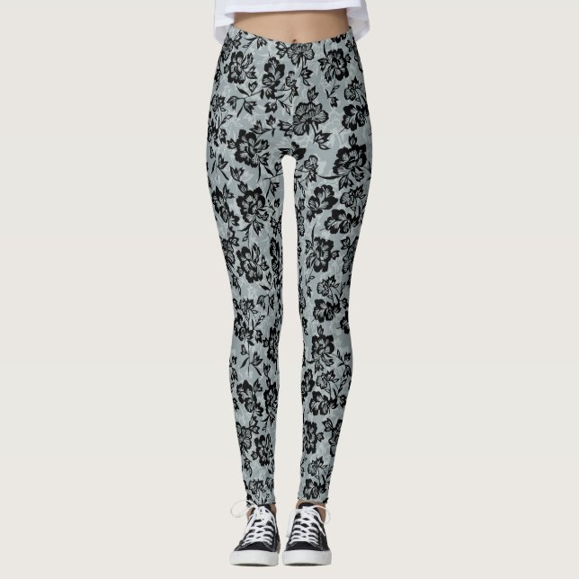 Leggings Iwalani Vintage Hawaii Floral (Anverso)