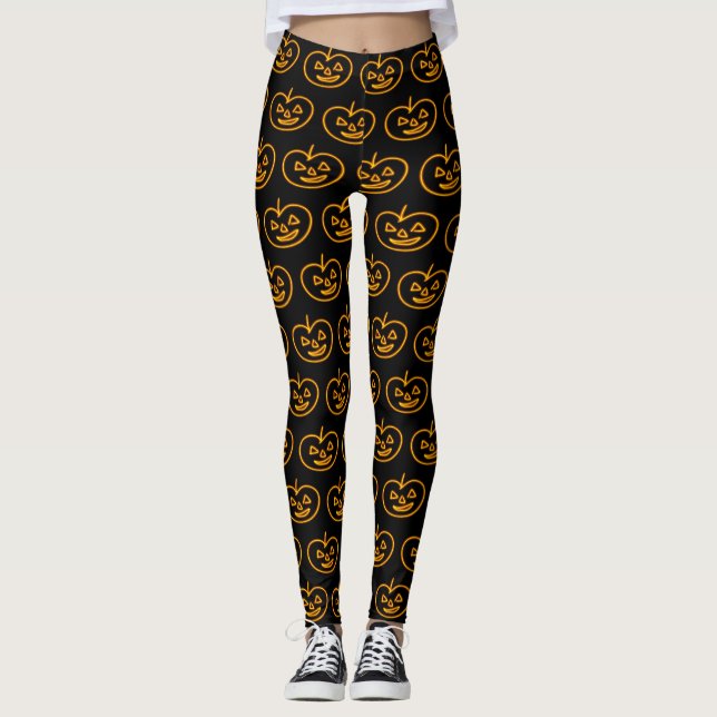 Leggings Jack o' Lantern (Anverso)