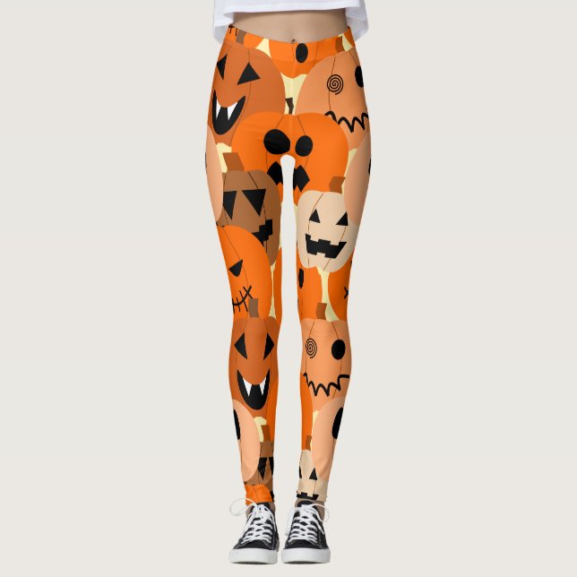 Leggings Jack-o-Lanterns (Anverso)