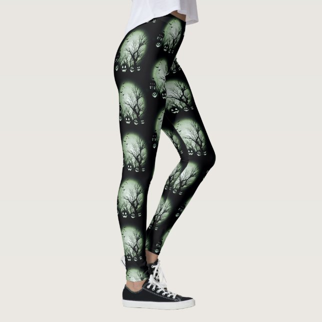 Leggings Jack O'Lanterns En La Noche 2 (Derecha)