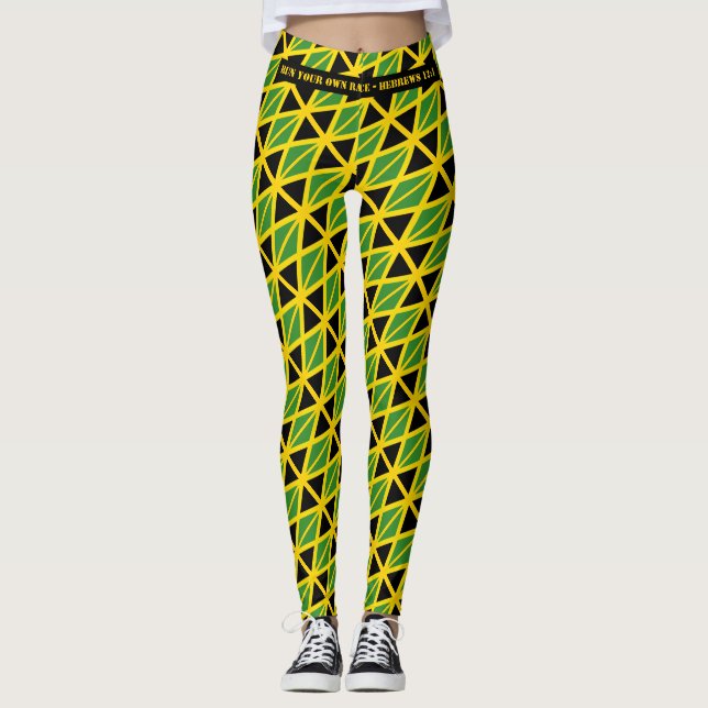 Leggings JAMAICA FLAG Scripting EJECUTAR TU RAZA Personaliz (Anverso)