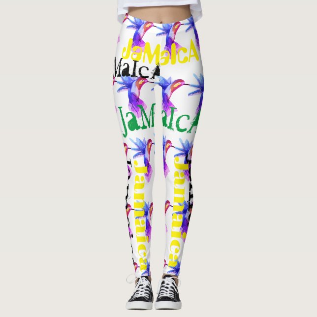 LEGGINGS JAMAICA HUMMINGBIRD FLAG LEGGININS HAVIC AC (Anverso)