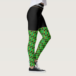 Leggings Jamaica y Jamaica Bandera fan de los viajes/deport