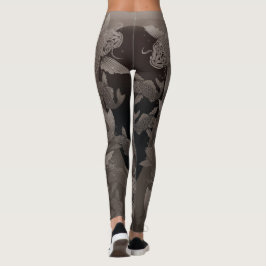 Leggings Japanese carp_line5@miyasan
