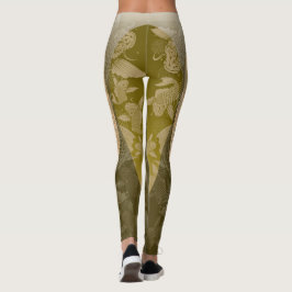 Leggings Japanese twin carp1_line3@miyasan