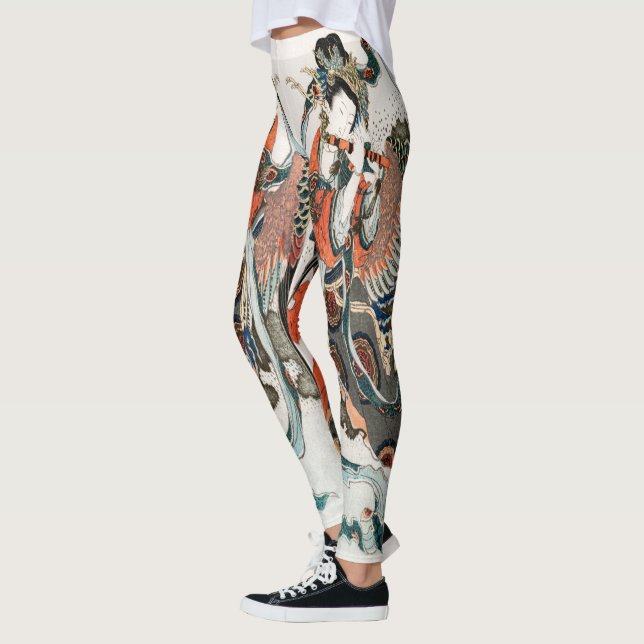 Leggings japonesas de Hokusai - Guay (Izquierda)
