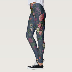 Leggings Jardín Botánico Mágico Índigo Vintage