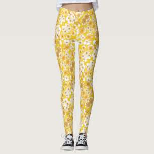 Leggings Jardín Botánico Mazipoodles - Amarillo mariposo