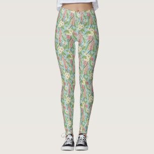 Leggings Jardín de Campo de Limpiabotellas Australiano Azul