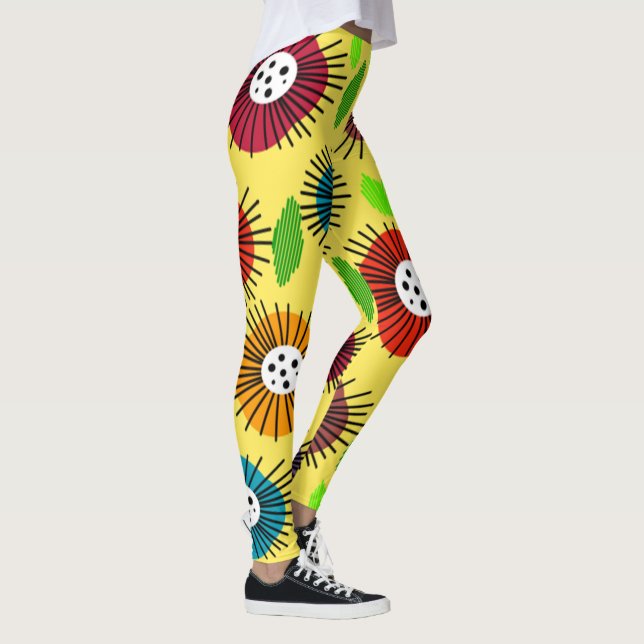 Leggings Jardín de flores de Scandi (Derecha)