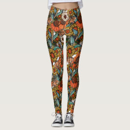 Leggings Jardín de flores silvestres de Bush australiano