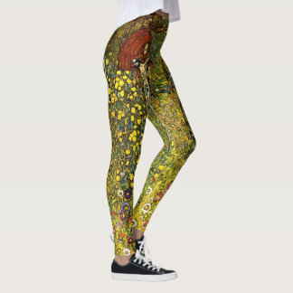 Leggings Jardín de granja con crucifijo de Gustav Klimt