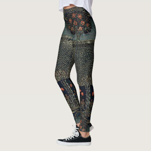 Leggings Jardín de la noche del art déco (Izquierda)