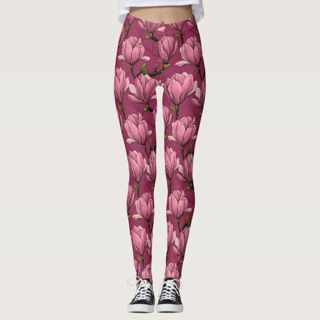 Leggings Jardín de Magnolia (Anverso)