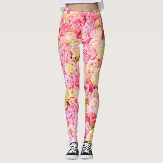 Leggings Jardín de rosas (Anverso)