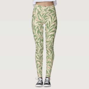 Leggings Jardín de Sauce Flor de Rama Clásico William Morri