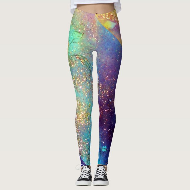 LEGGINGS JARDÍN DE SOMBRAS PERDIDAS,PLANTA MAGIA DE MARIPOS (Anverso)