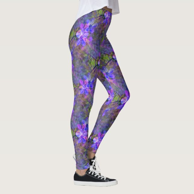 Leggings Jardín de violetas...... (Derecha)