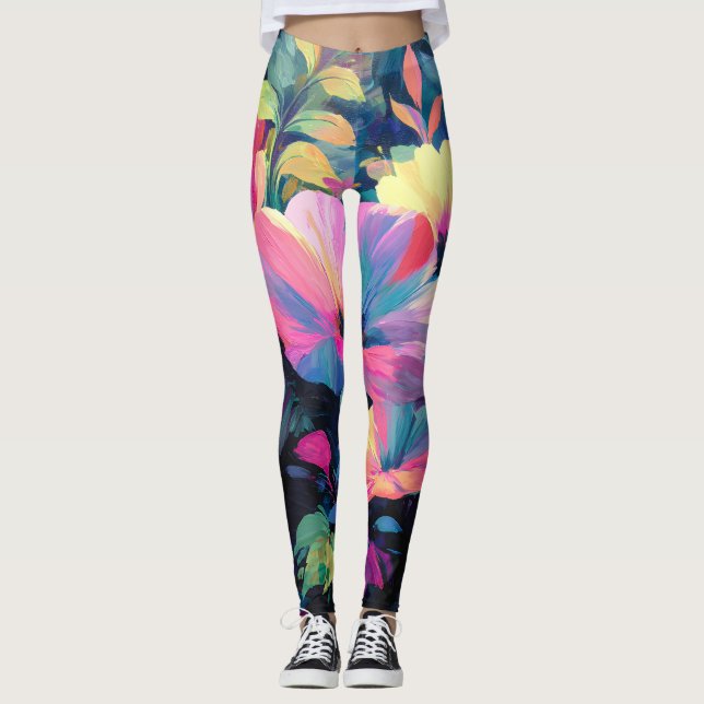 Leggings Jardín floral Blossom Rush Spring (Anverso)