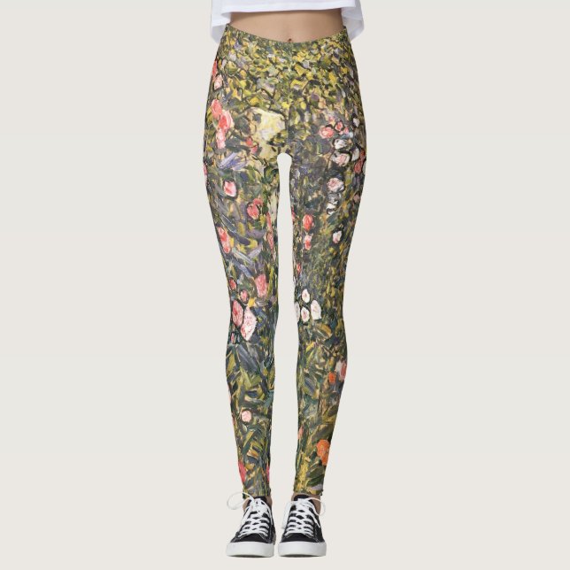 Leggings Jardín Italiano Por Gustav Klimt (Anverso)
