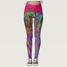 Leggings Jardín Paisaje Impresionista Psicodélico