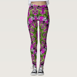 Leggings Jardín secreto (patrón abstracto colorido)