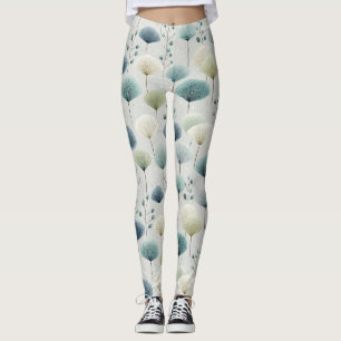 Leggings Jardín Sereno Floral Patrón de Lluvia (5)