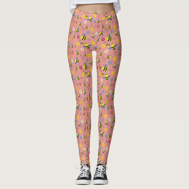Leggings Jardín Sweet Bee Blossom (Anverso)