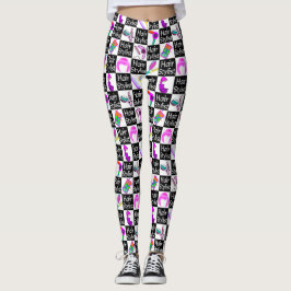 LEGGINGS JARDINES FABULOSAS DE ESTILO PELO