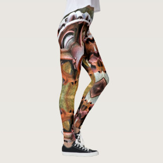 LEGGINGS JARDINES, GRUPOS DE PUNK, METALIZADO, JARDINES, PO