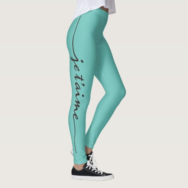 Leggings je t'aime - Te amo en francés 2 (Derecha)